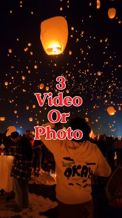 3 vidéo ou photo 
