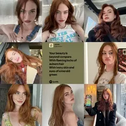 Auburn/ginger hair 