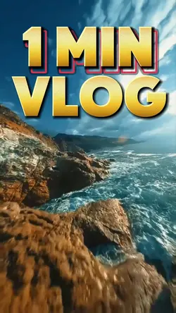 One minute vlog