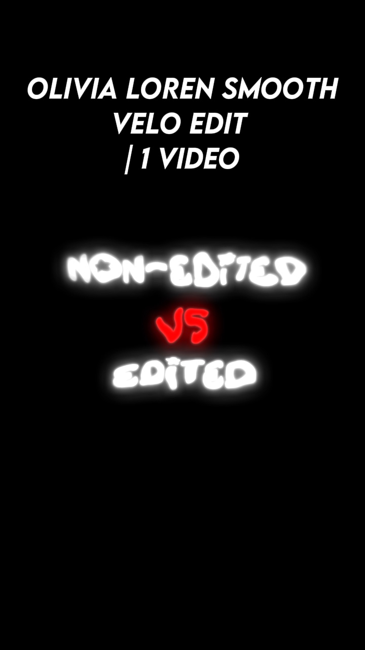 Non-Edited Vs Edited