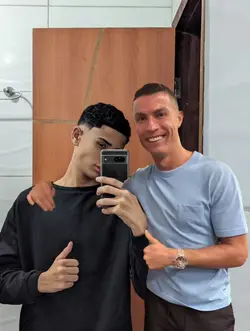 foto com cr7