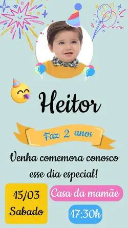 Convite infantil 