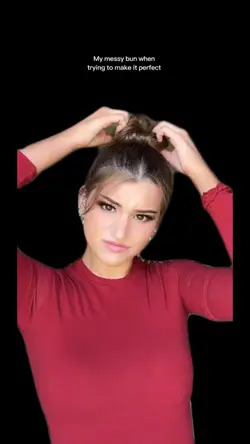 Messy bun…