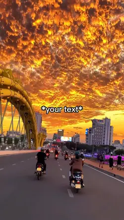 Orange sky