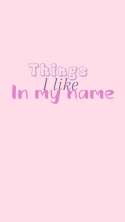 things i like☺️