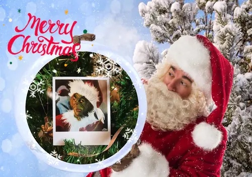 Santa Pic frame 🎄
