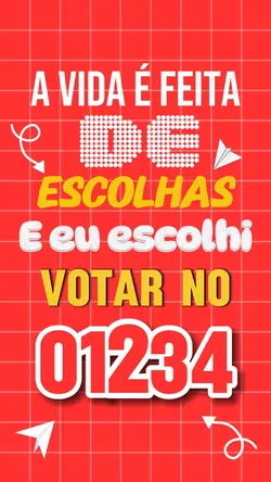 • Escolha seu voto