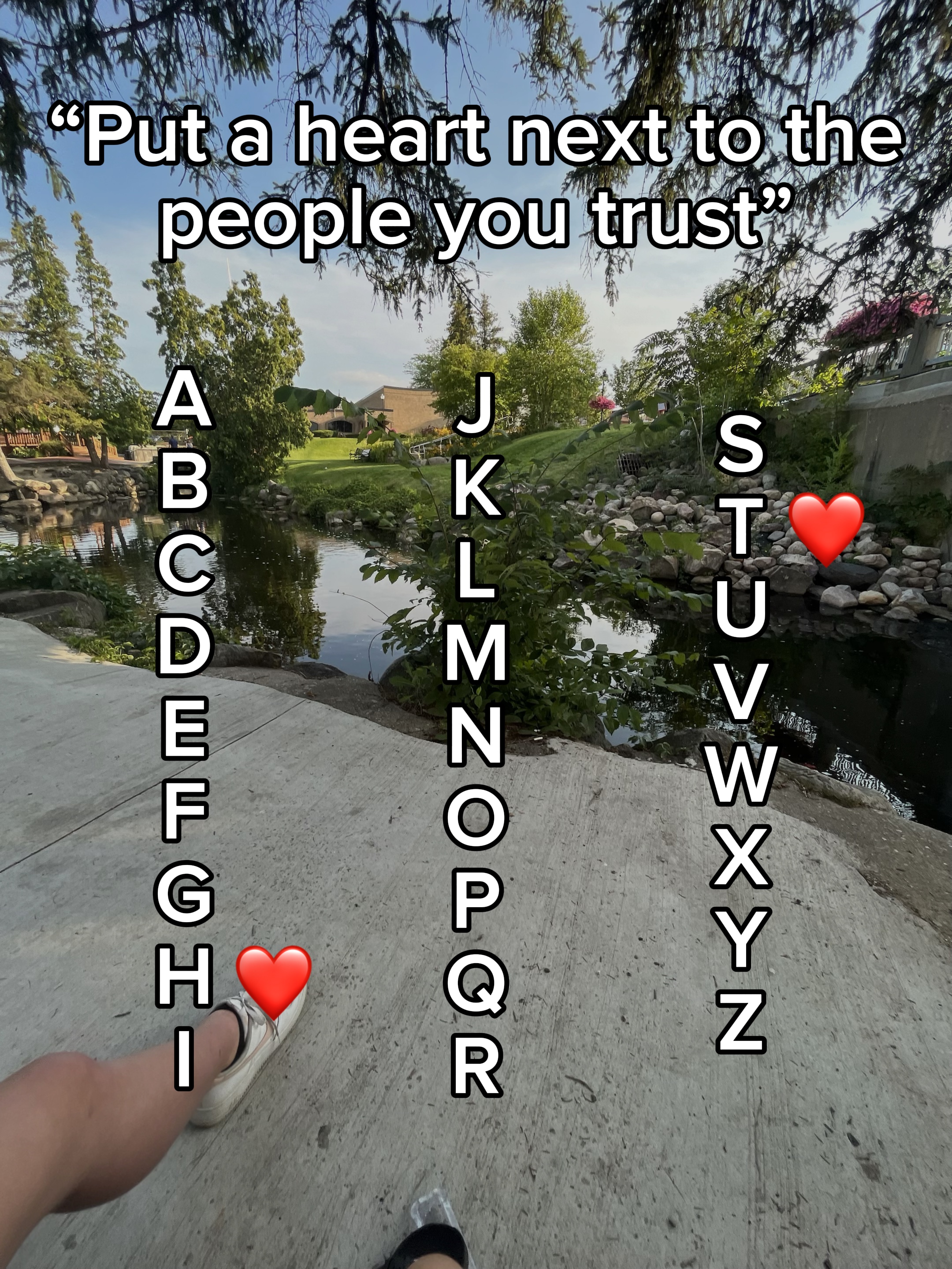 POV you have trust-