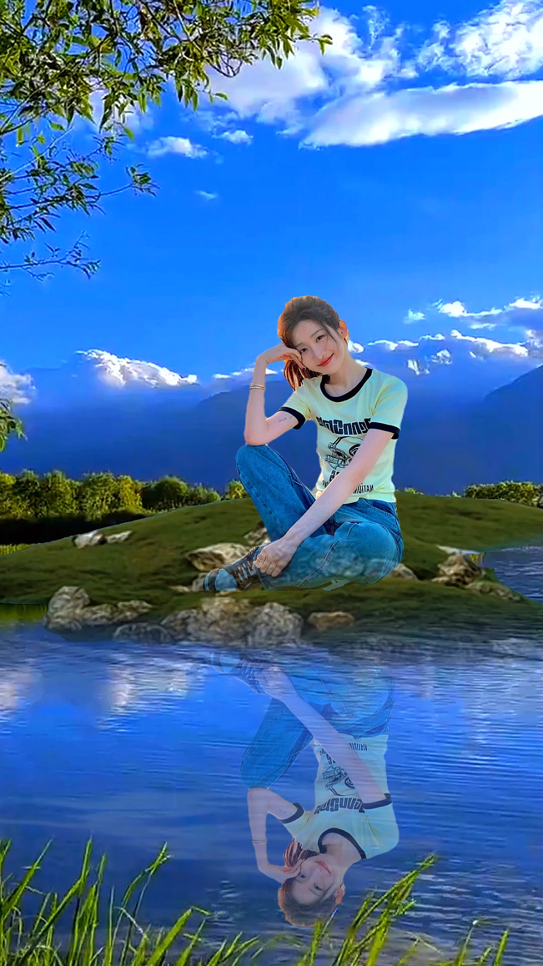 Reflexion im Wasser