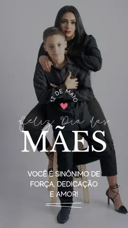 Feliz dia das Mães 