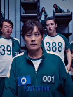 Free edit Squid game