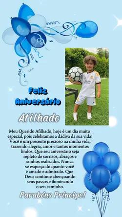 Aniversário Afilhado
