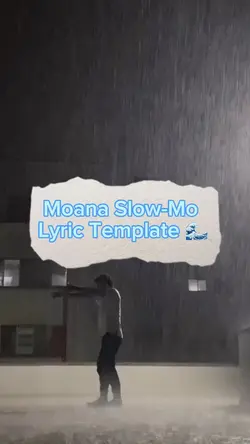 Moana Lyric Template