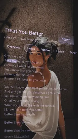 3D lyrics 