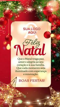Cartão Natal Loja