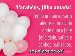 Parabens Filha amada