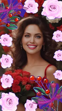 Rosas coloridas 
