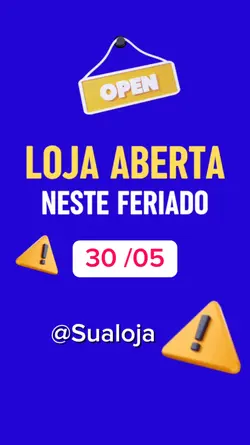 Aviso de feriado