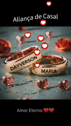 Aliança Com Seu Nome