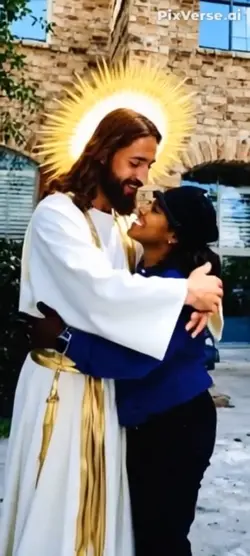 JESUS Hugging