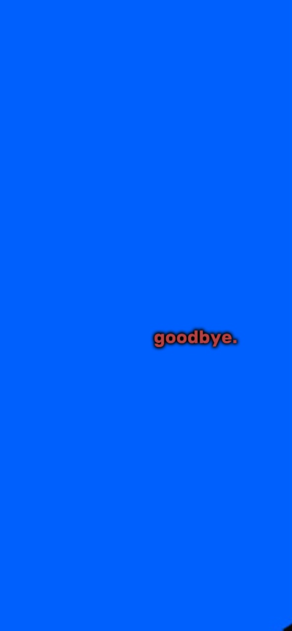 是时候说再见了。