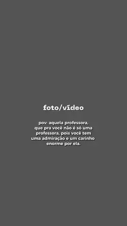 aquela professora...