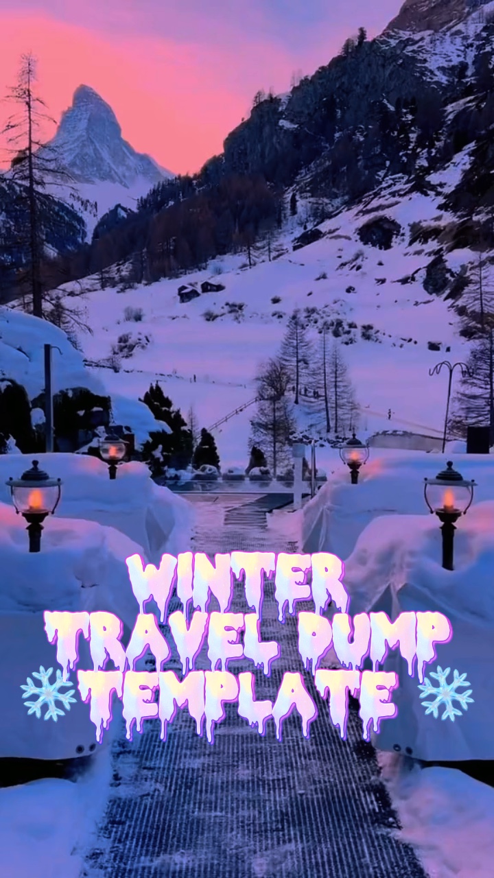 Winter travel ✈️❄️
