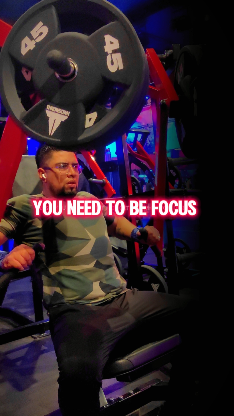 You need to be focus