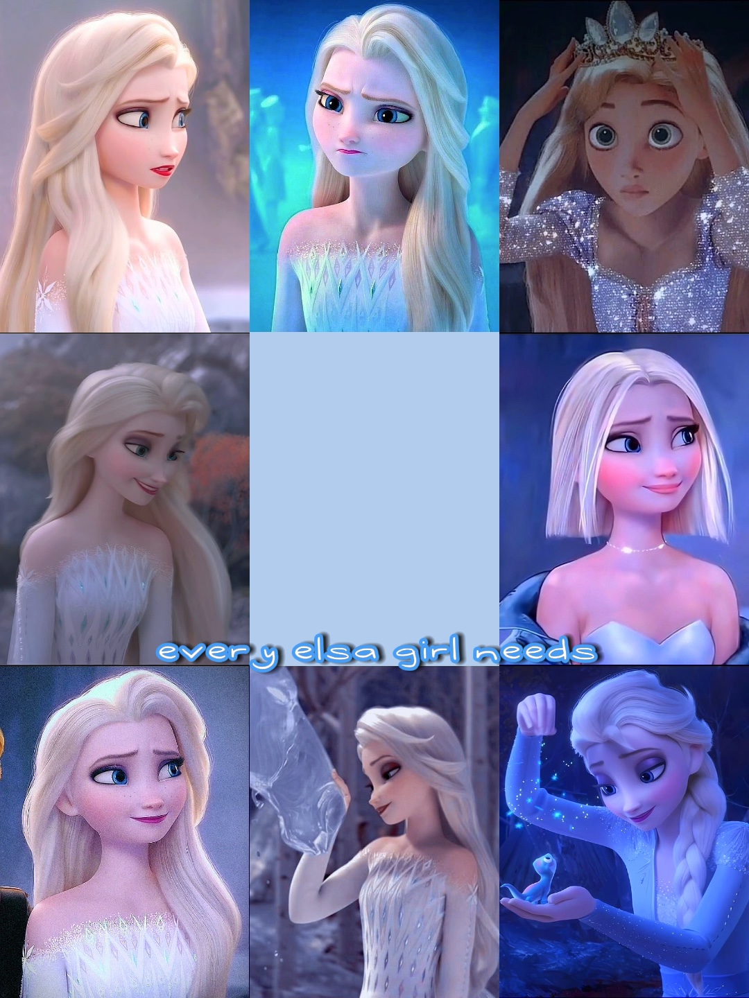 Elsa, Bella y Moana