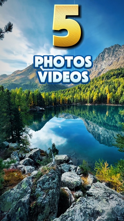 5 photos or videos