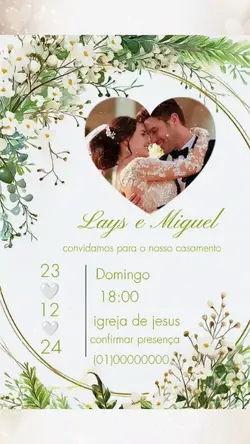 convite decasamento 