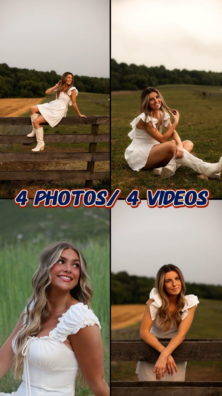 4 fotos o videos 