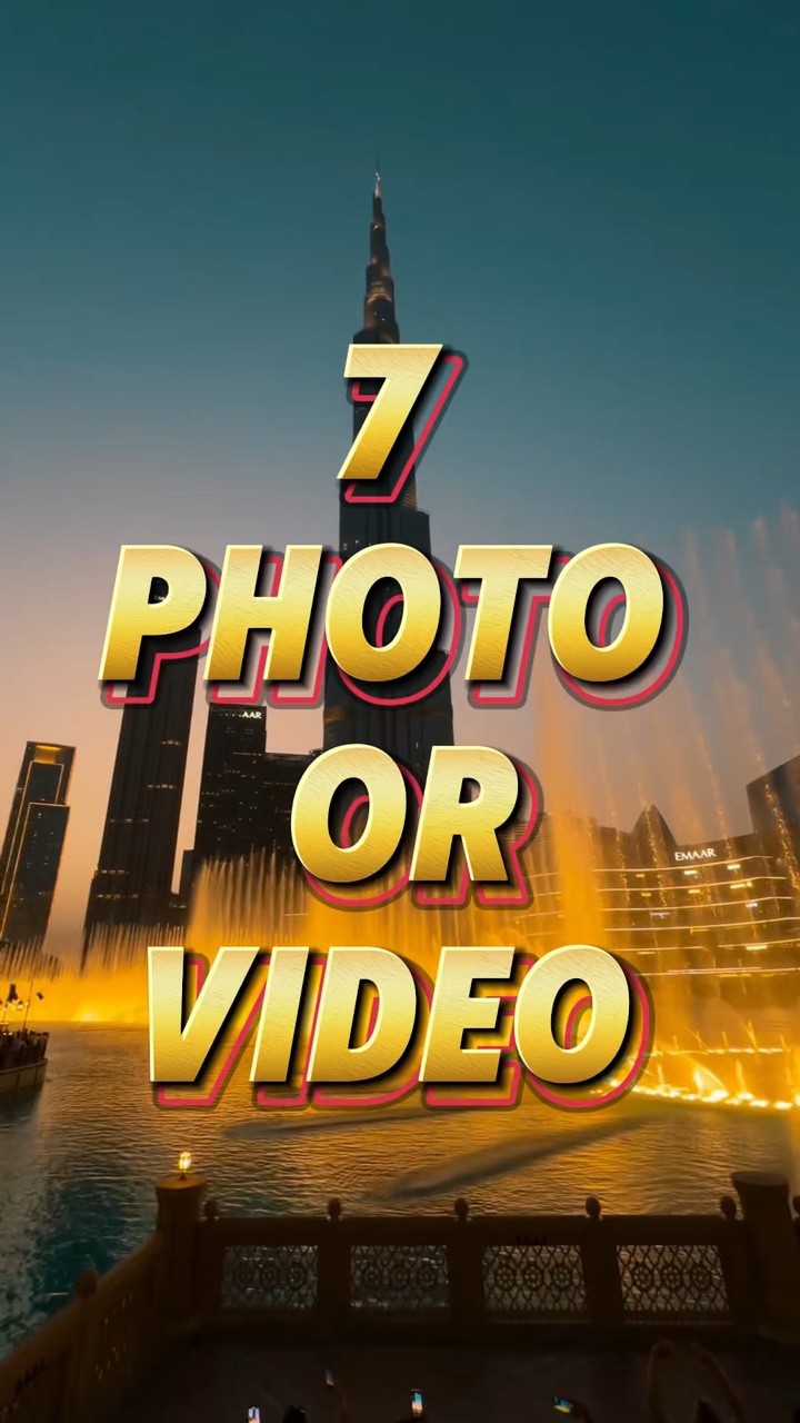 7 photo or video 