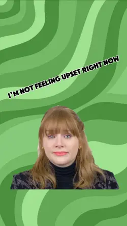 I'm not upset