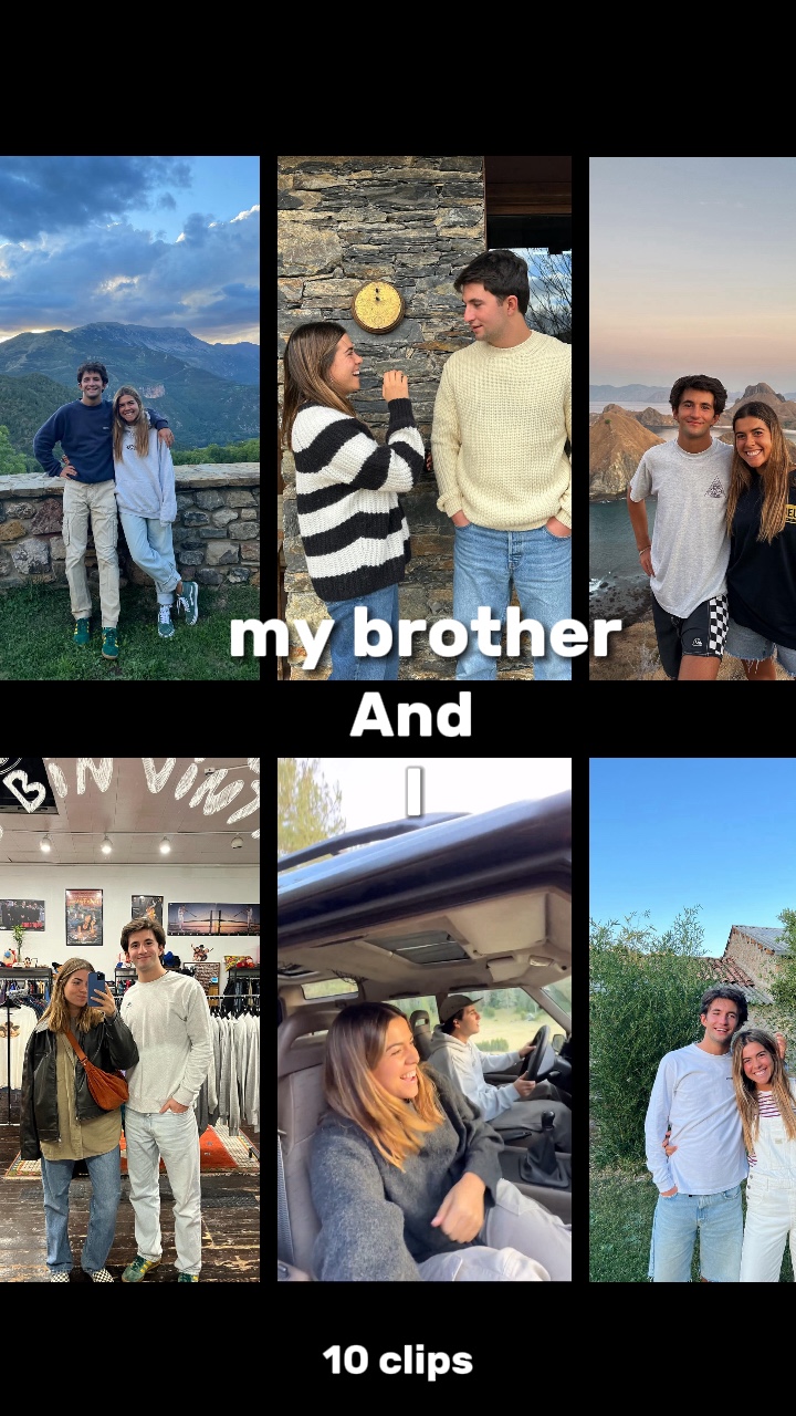 My brother and I