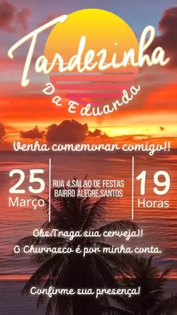 Convite Editavel🎯