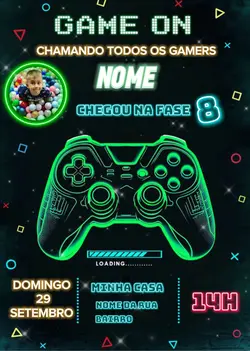 Convite Aniversário 