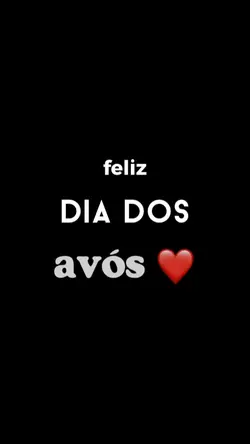 feliz dia dos avós 