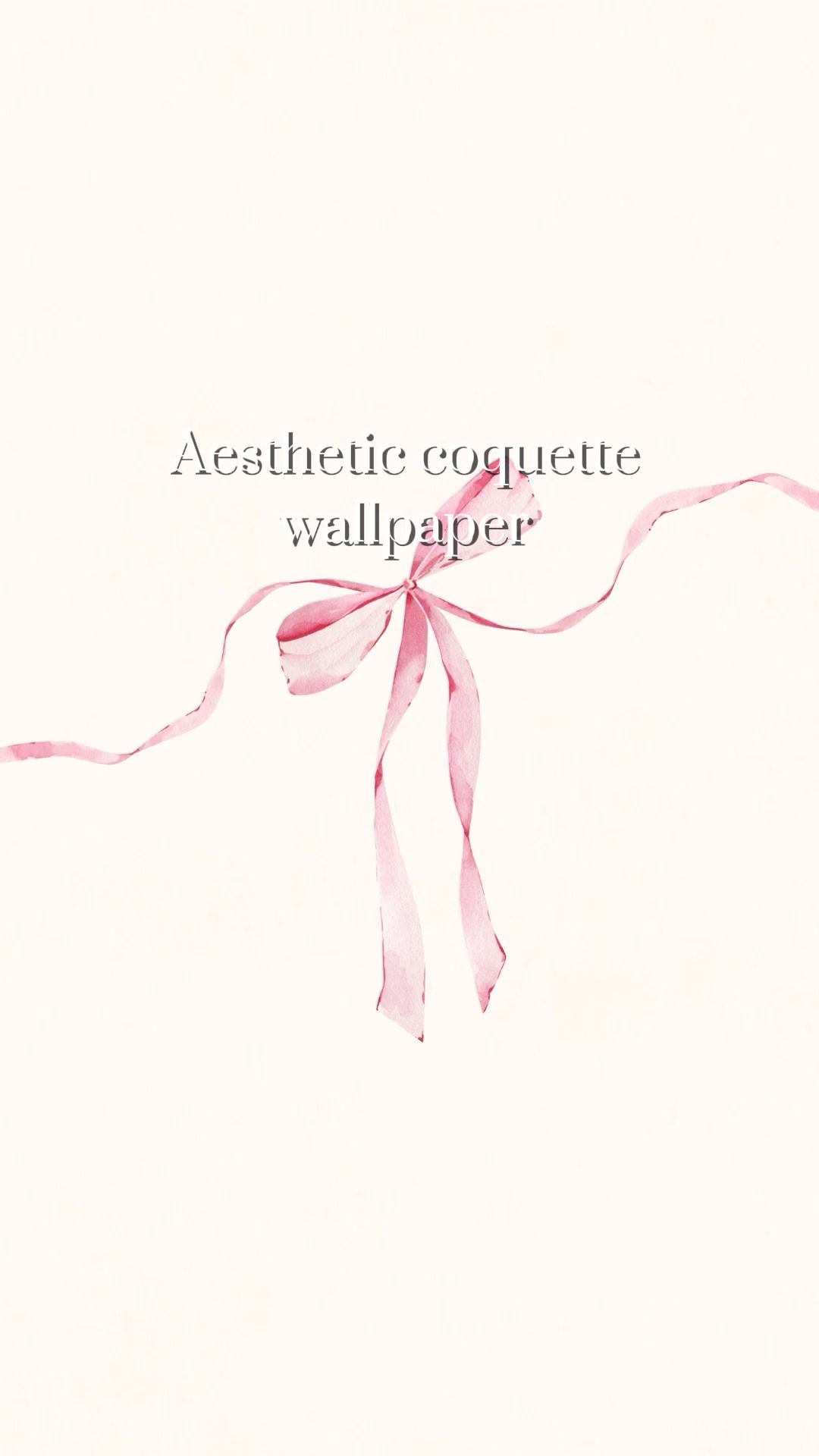 Papier peint coquette 🎀