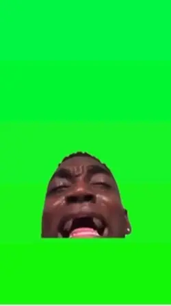 Cry green screen