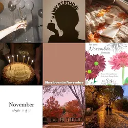 Shes born in Novembe