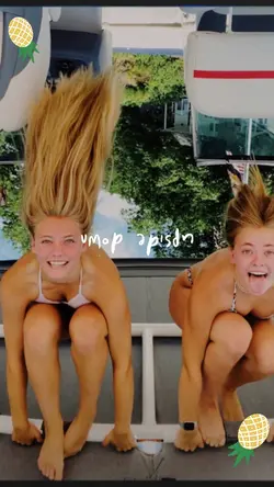 Upside down