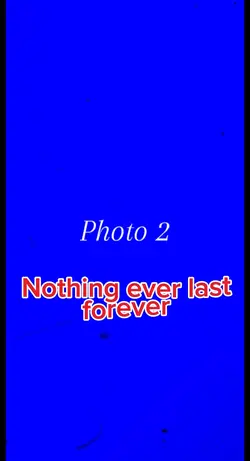 Nothing last 4ever