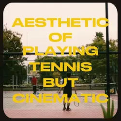 aesthetic of tennis