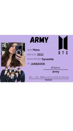carteirinha army 