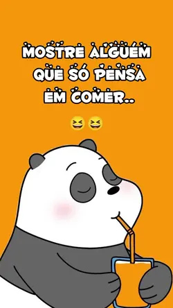 só pensar em comer 