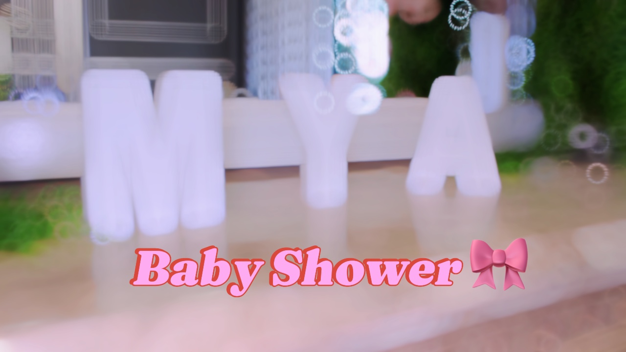 Baby shower template