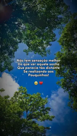 Sonhos si realizando