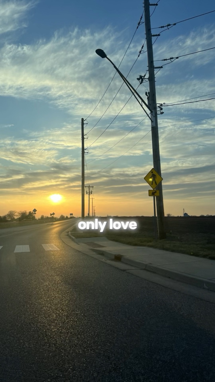 Only love… 