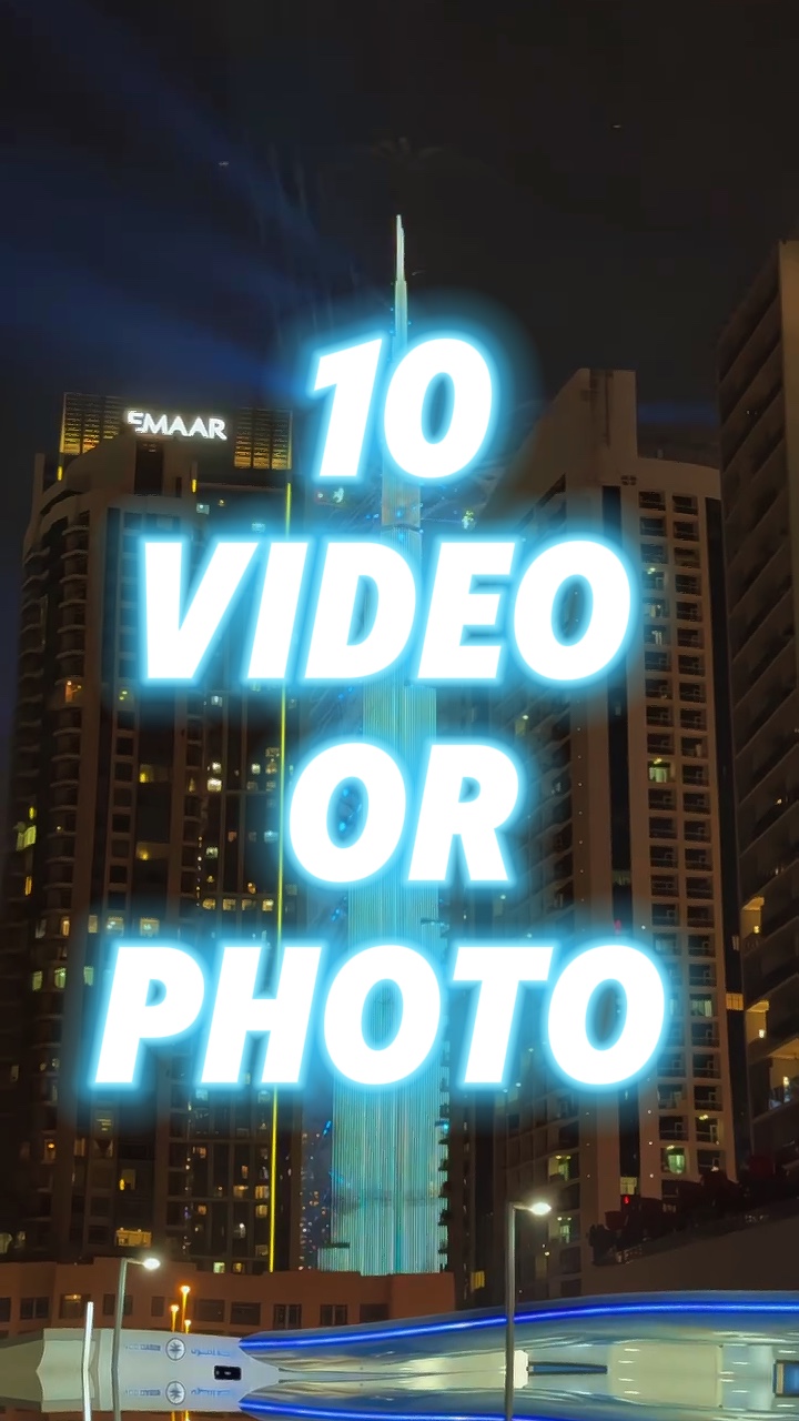 10 video or photo 